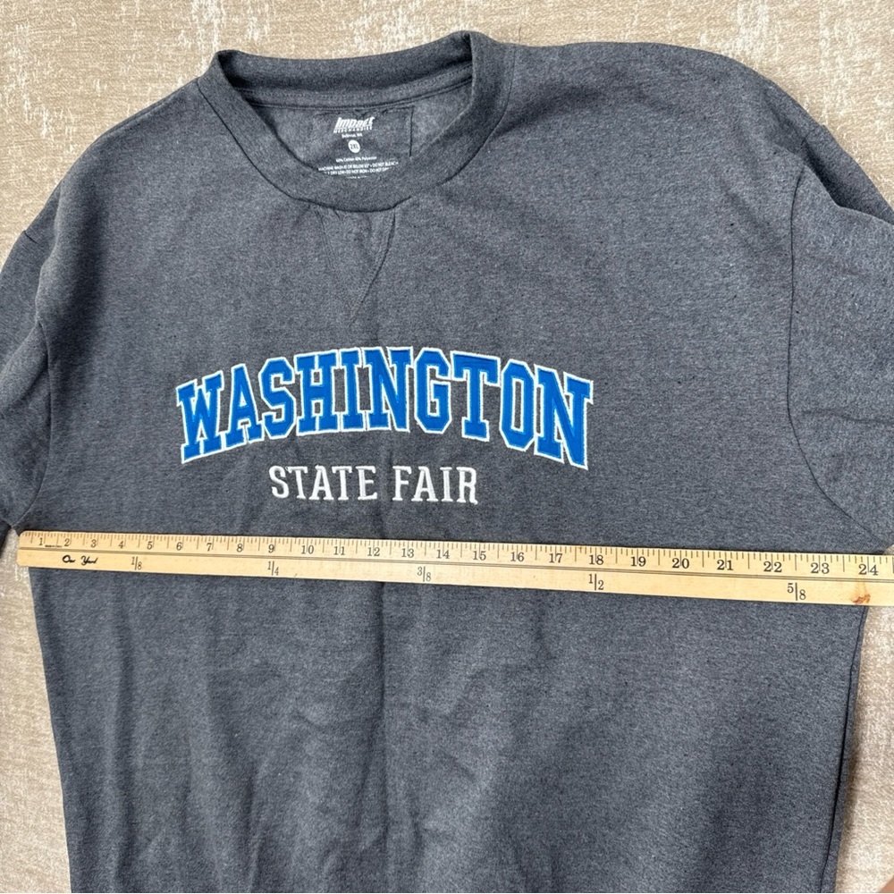 Gray Washington State Fair Men's Sweater 2XL - Picture 7 of 11